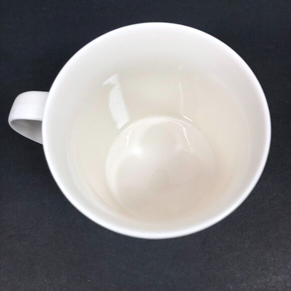 Starbucks Christmas Holiday 2012 Coffee Mug White Gold String Ornaments 14oz - Picture 3 of 4